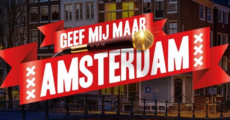 Kortingcode concert 'Geef mij maar Amsterdam (vr. 11-9-26), Drie personen of meer