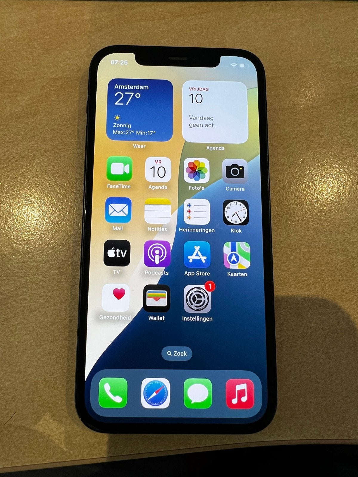 iPhone 12 Zwart 64 GB - Goede staat, batterij 78%, Telecommunicatie, Mobiele telefoons | Apple iPhone, Gebruikt, Zwart, Ophalen of Verzenden