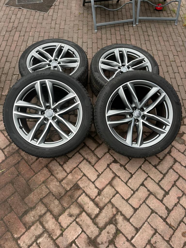 Orginele 21” Audi RS velgen, Auto-onderdelen, Banden en Velgen, Ophalen, Gebruikt, Velg(en), 295 mm