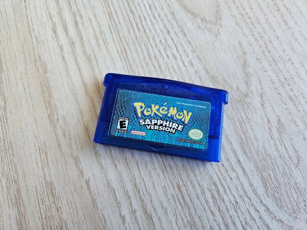 Pokémon Sapphire Version - Game Boy Advance, Gebruikt, 1 speler, Ophalen of Verzenden, Role Playing Game (Rpg)