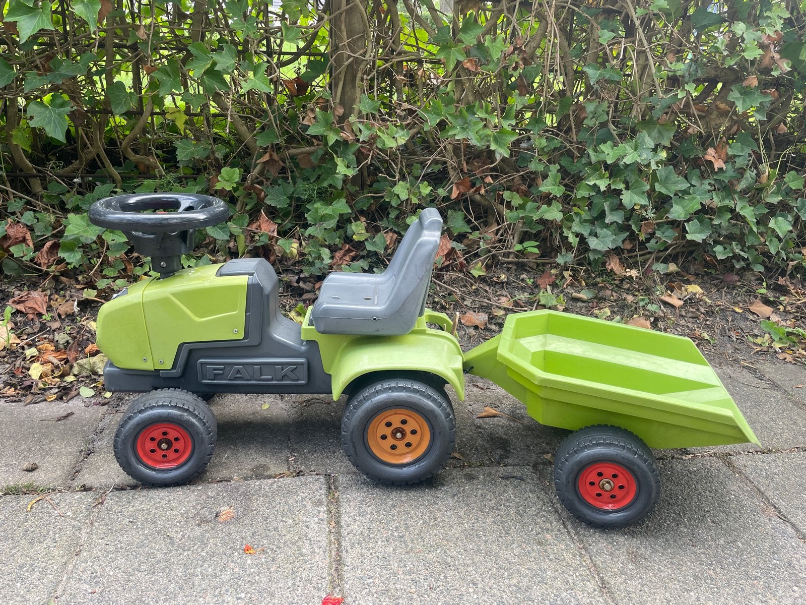 Falk Claas Tractor met aanhanger, Ophalen, Gebruikt, Trapvoertuig