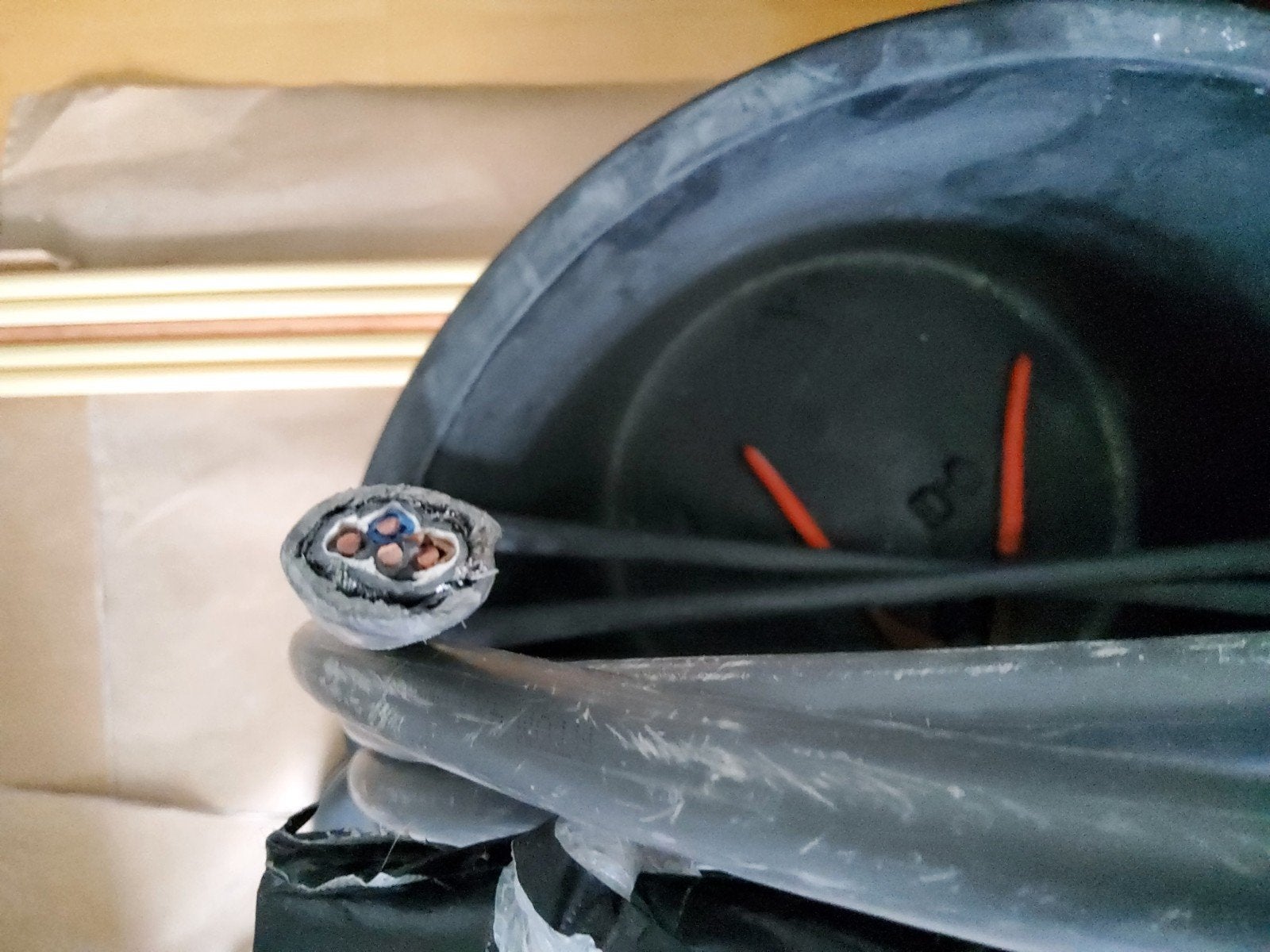 Buiten kabel 4x4mm2.  (5 meter lang) 10 euro, Ophalen of Verzenden, Kabel of Snoer