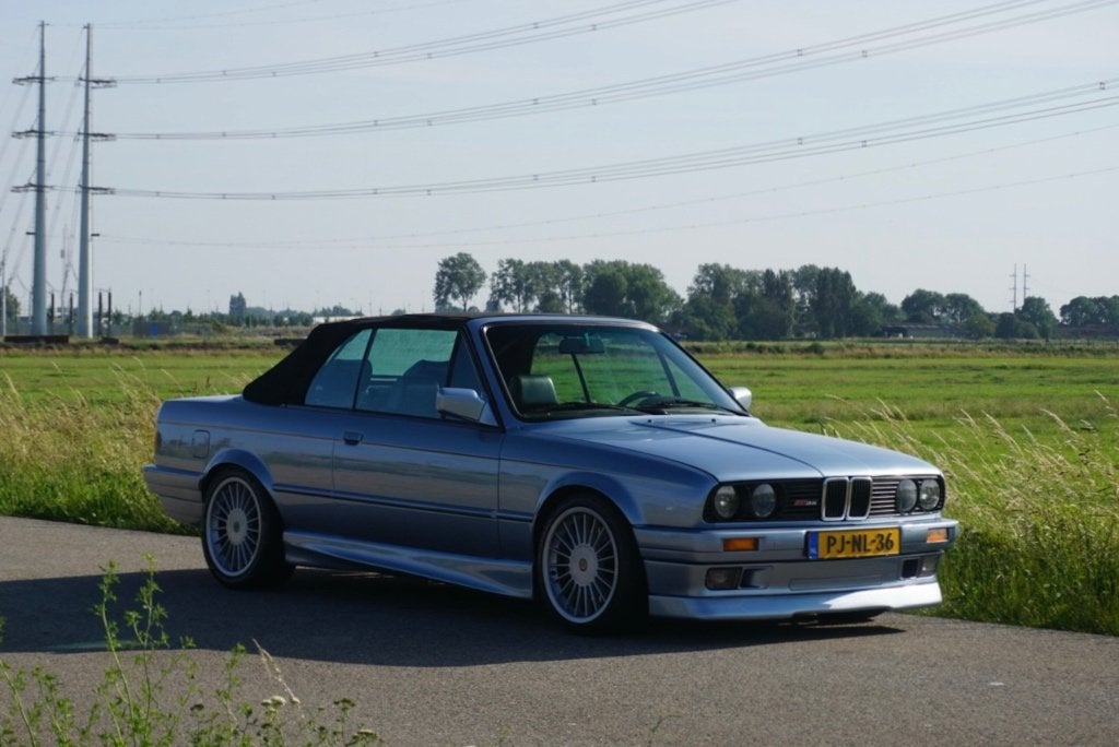 BMW 3-Serie 325 Alpina 3.5, Achterwielaandrijving, Zwart, Cabriolet, Leder