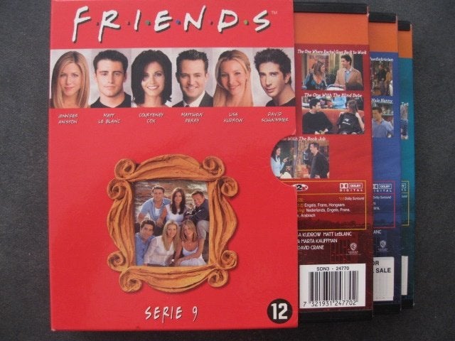 FRIENDS - COMPLETE SEIZOEN 9 alle 24 afleveringen, Vanaf 12 jaar, Ophalen, Zo goed als nieuw