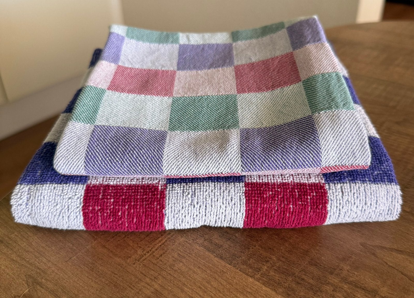 Boerenbont textiel, Ophalen of Verzenden, Gebruikt, Theedoek of Handdoek