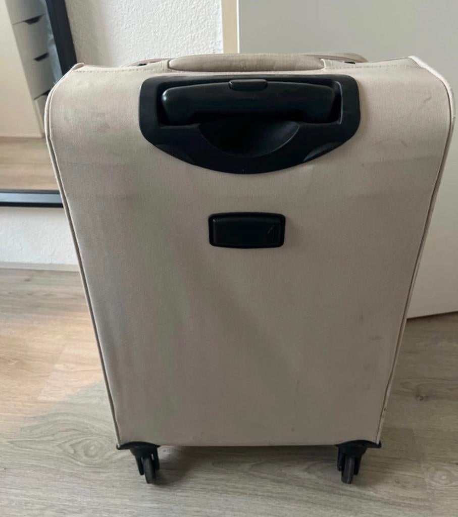 Leuke koffer, Sieraden, Tassen en Uiterlijk, Koffers, Gebruikt, Hard kunststof, Minder dan 35 cm, Wieltjes
