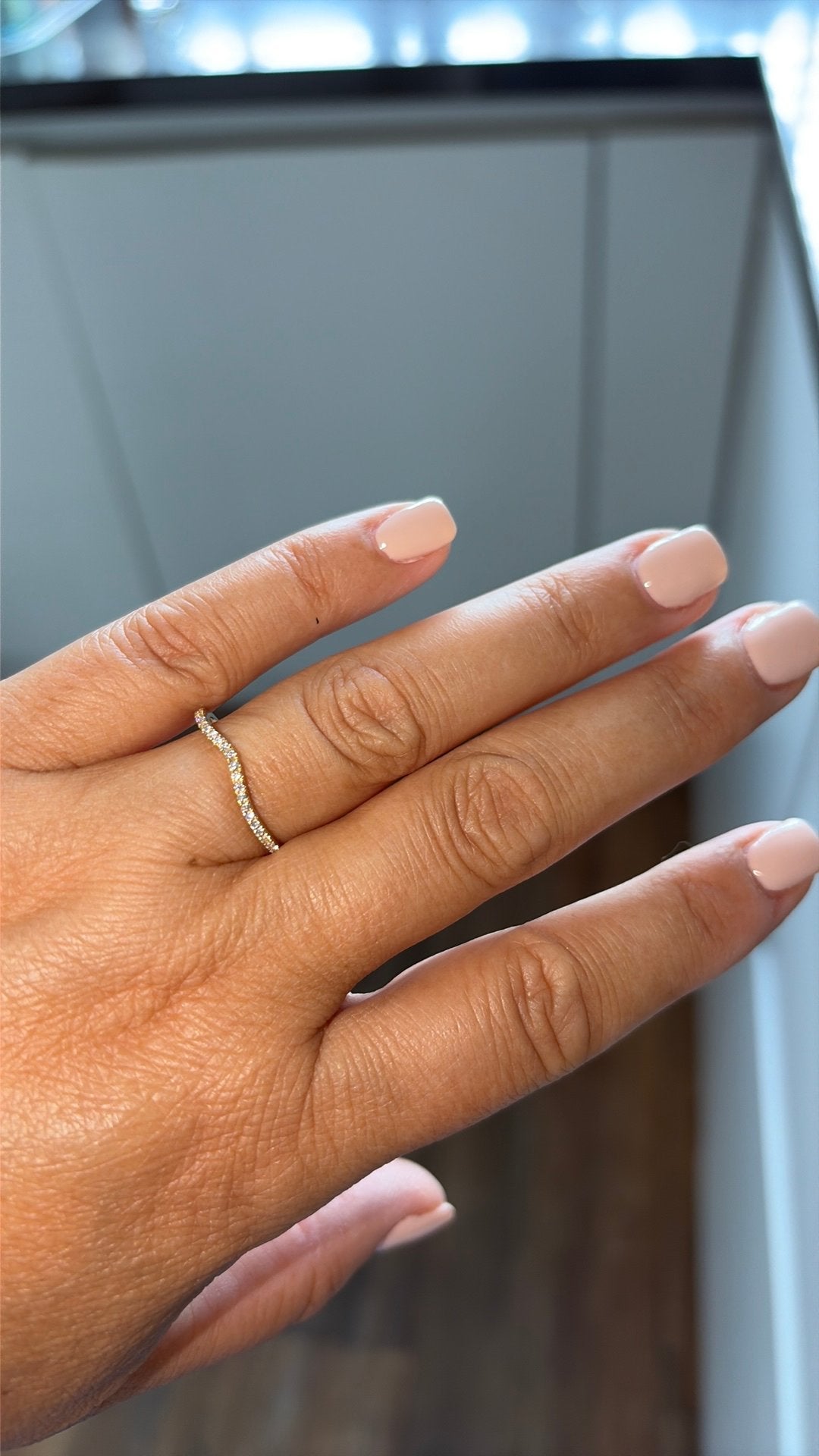 Gouden ring 18ct, Ophalen of Verzenden, Dame, Goud, Kleiner dan 17