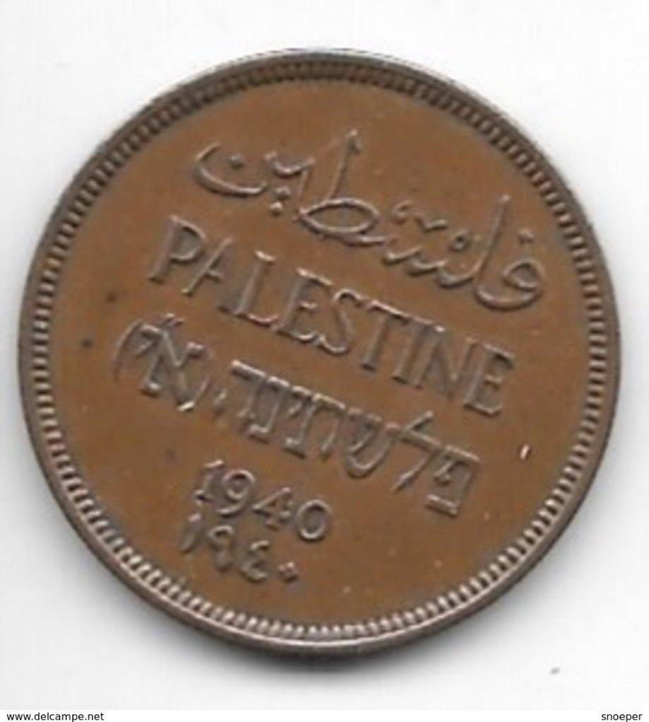palestina 1 mil 1940 km 1 xf !!catalog val 75$, Verzenden, Midden-Oosten, Losse munt