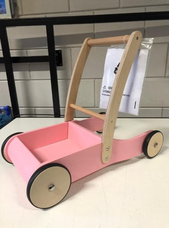 Bandits & Angels loopwagen Little Walker retro roze, Ophalen, Nieuw, Duw- of Trekspeelgoed