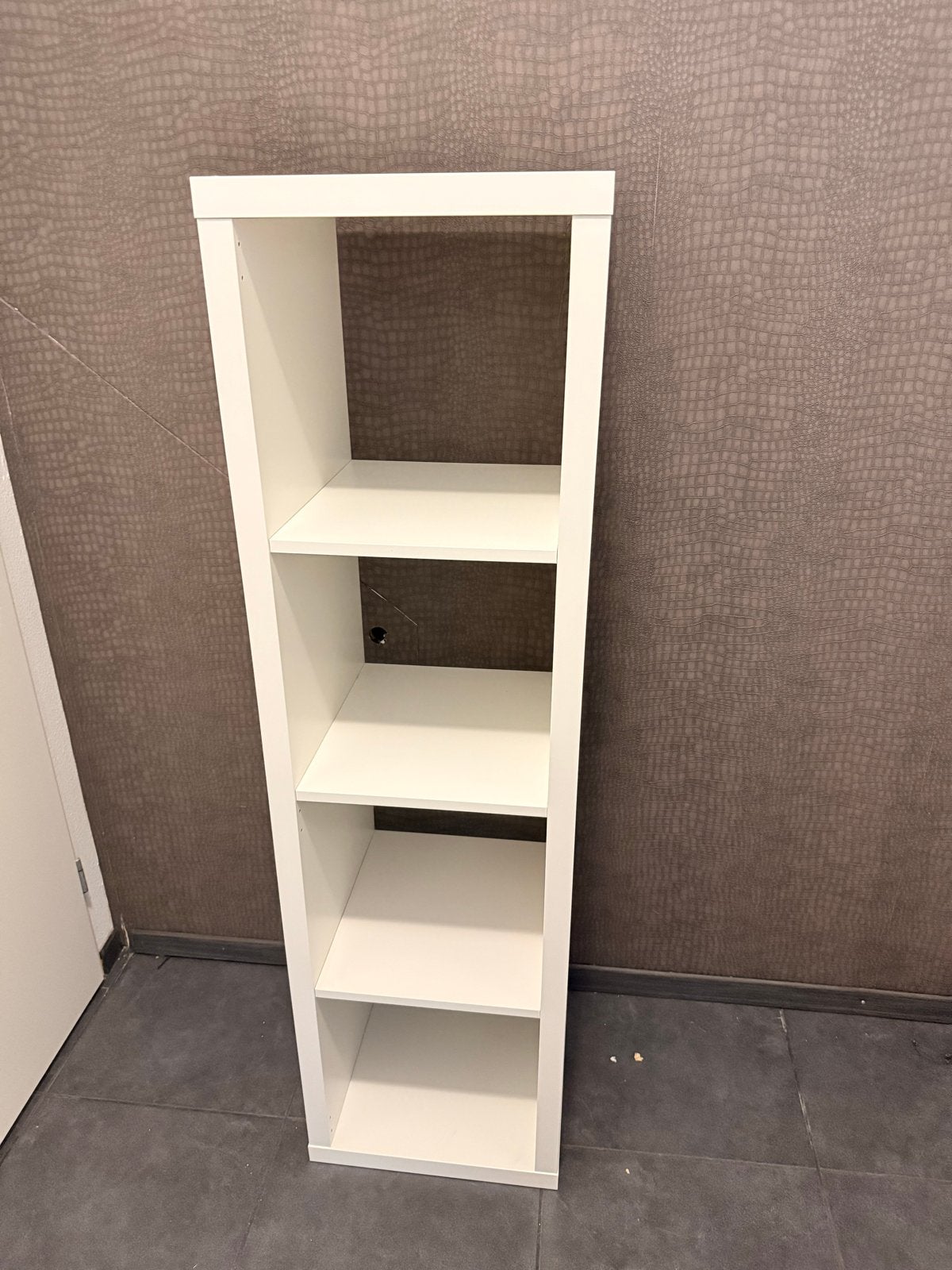 Witte ikea kast met 4 Planken - Zo goed als nieuw, Ophalen, Met plank(en), 200 cm of meer, 50 tot 100 cm