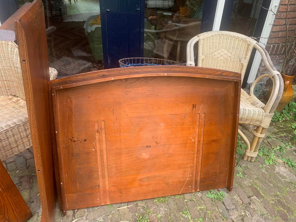 Massief mahonie tafelbladen, Antiek en Kunst, Antiek | Meubels | Bedden, Ophalen