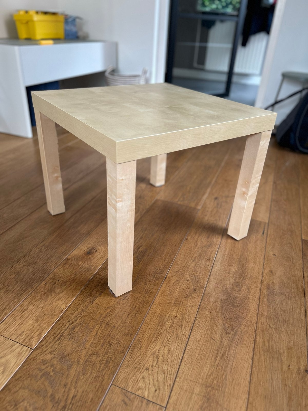 Ikea Lack tafeltje - Gebruikt, Huis en Inrichting, Tafels | Salontafels, Ophalen, Gebruikt, 50 tot 100 cm, Vierkant