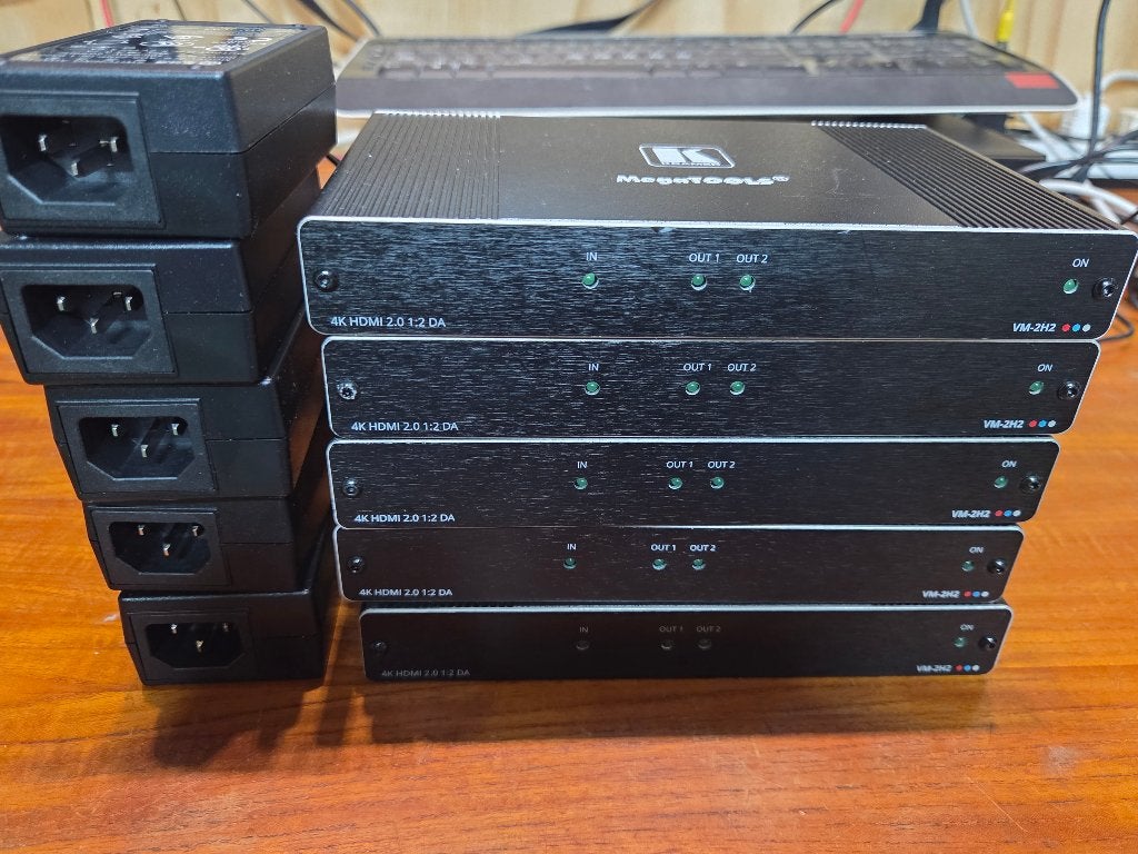 Kramer Megatools VM-2H2 HDMI splitter en VS-211H2 switcher, Ophalen of Verzenden, Gebruikt, Video