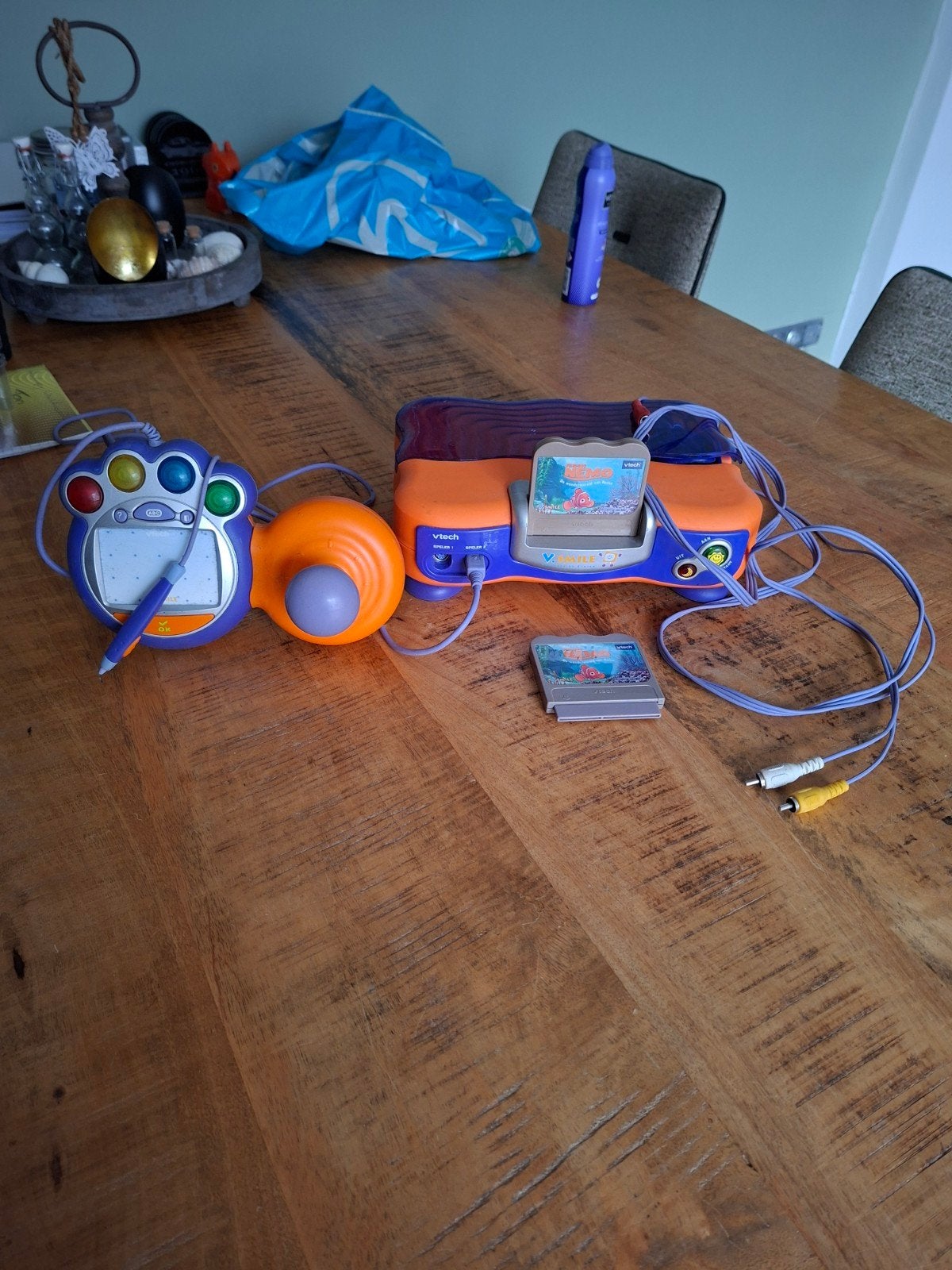 VTech V.Smile TV Learning System met 2 spellen, Ophalen of Verzenden, Overige merken, Gebruikt