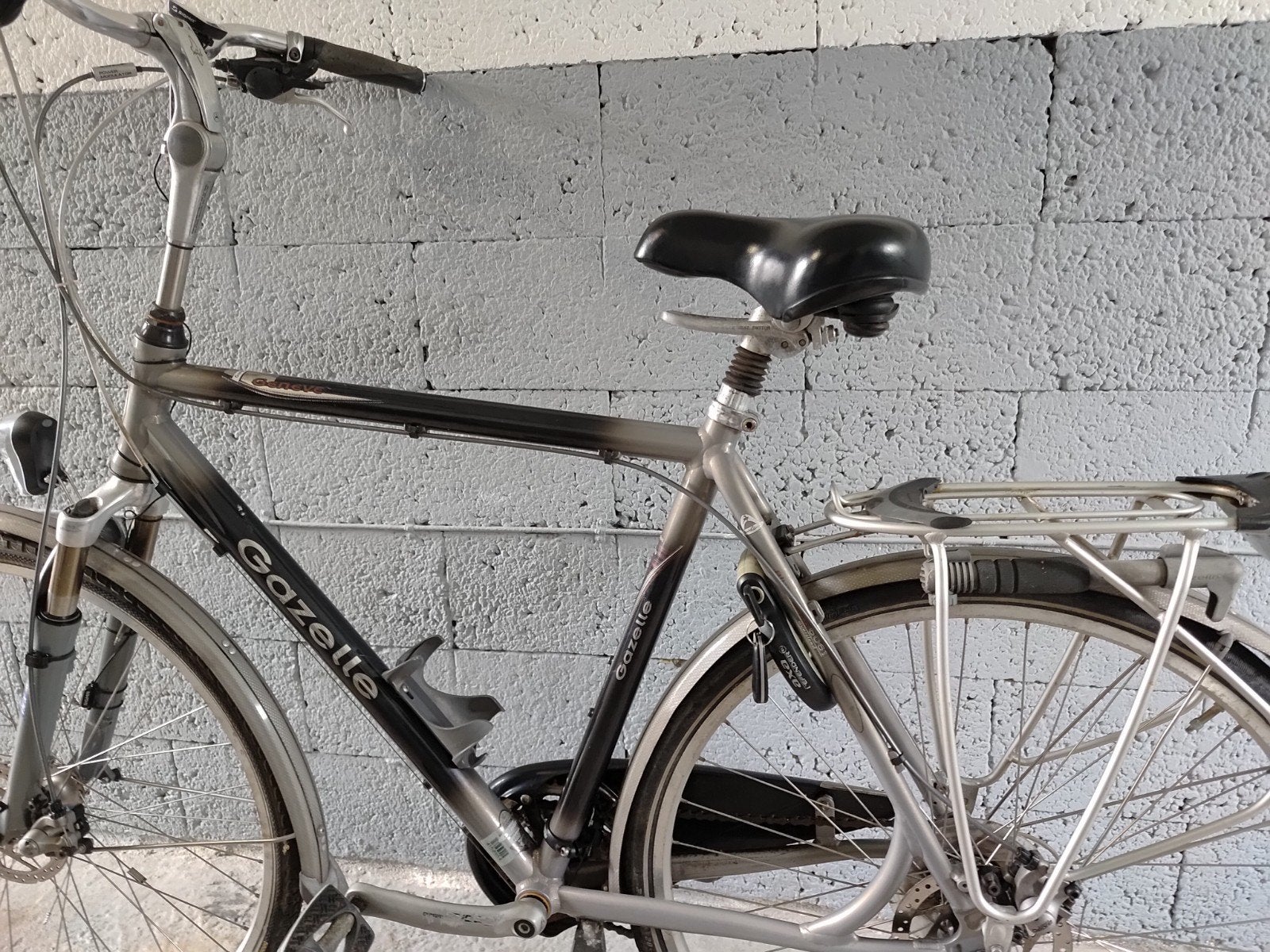 Gazelle Geneve herenfiets met schijfremmen- Goede Staat, Ophalen, Gebruikt, Versnellingen, Schijfrem