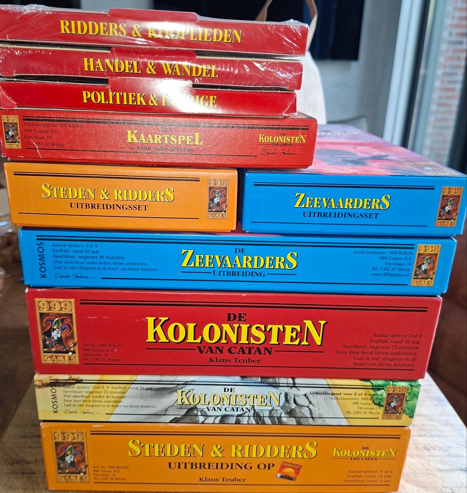 Kolonisten van Catan kaartspel + uitbreidingen, Ophalen of Verzenden, Nieuw