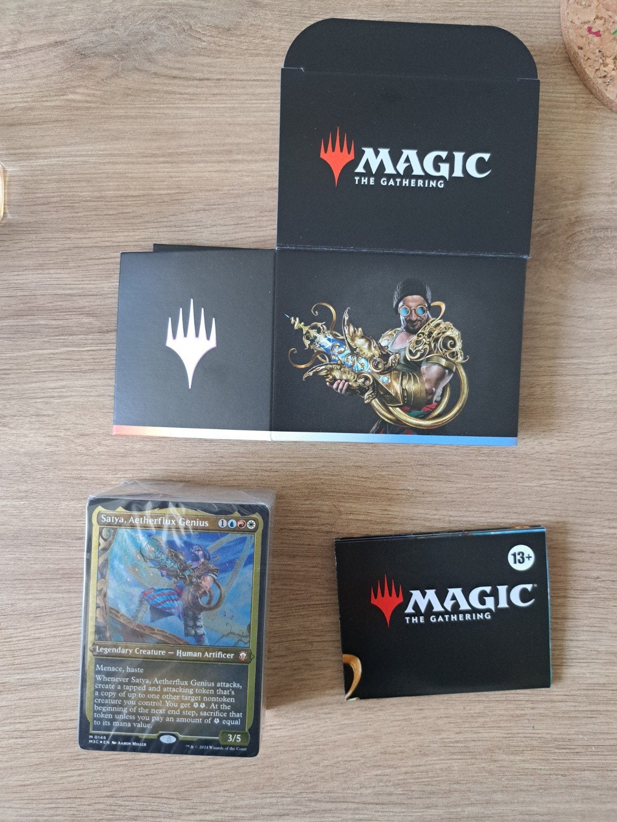 MtG - Commander precon - Satya, Aetherflux Genius, Ophalen of Verzenden, Nieuw, Speeldeck