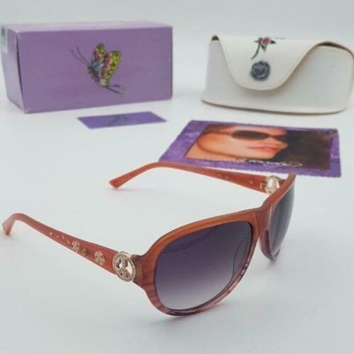 Zonnebril Ed Hardy Peace Plum 58-15-128, Overige merken, Zonnebril, Overige kleuren, Nieuw