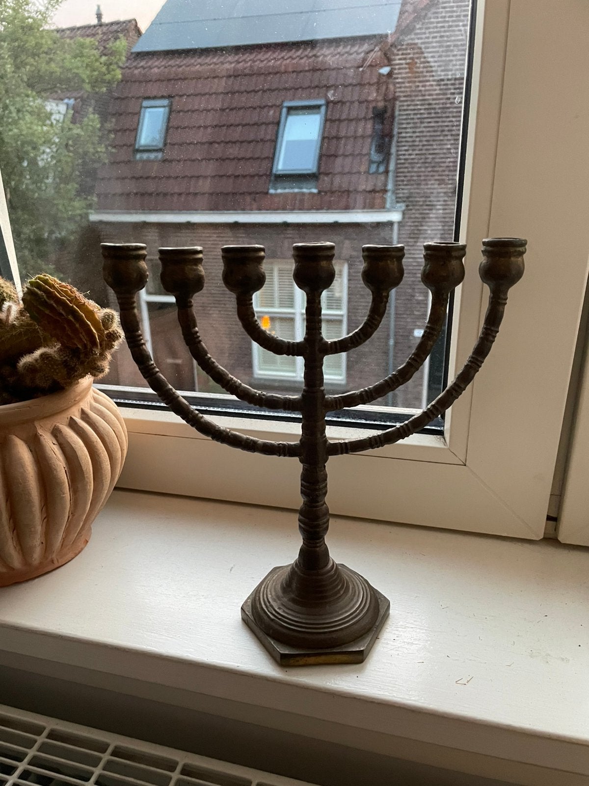 Menorah, Antiek en Kunst, Ophalen of Verzenden, Overige materialen