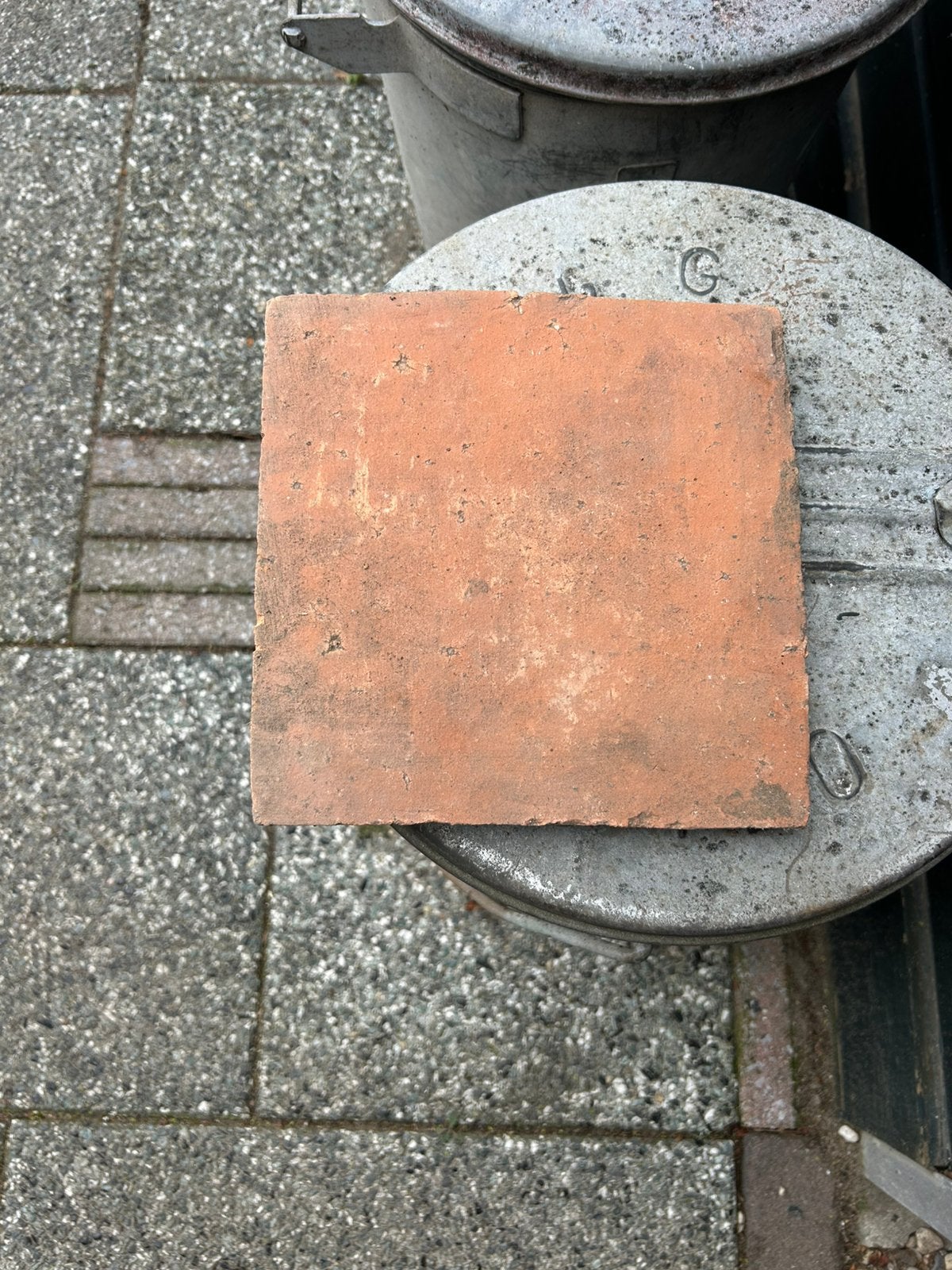 Oude terra cotta tegels, Ophalen, Overige materialen, Zo goed als nieuw, 20 tot 40 cm