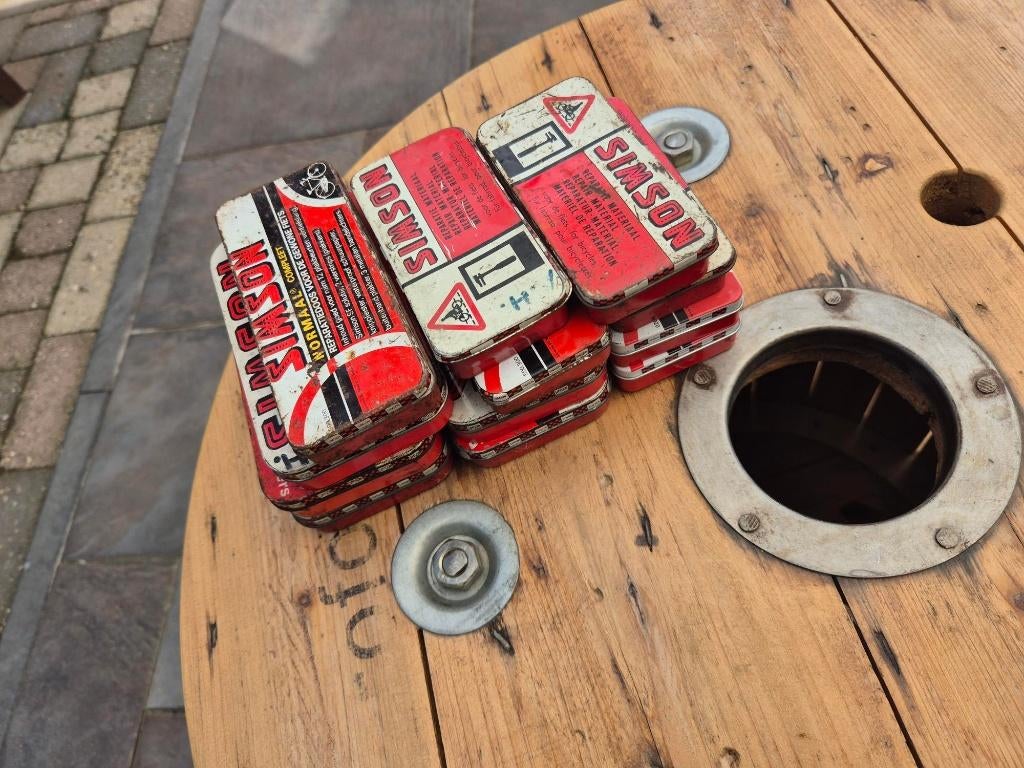 Simson banden reparatie doosjes, Antiek en Kunst, Ophalen of Verzenden