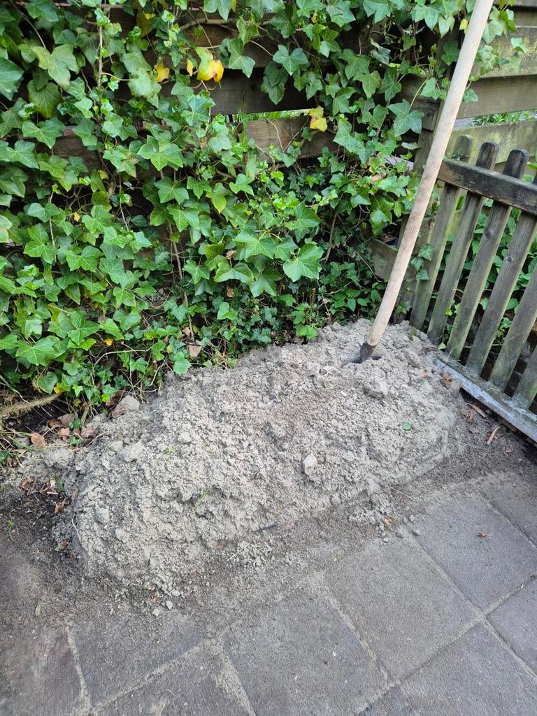 Geel zand gratis afhalen, Tuin en Terras, Hand-tuingereedschap, Ophalen, Gebruikt, Schop