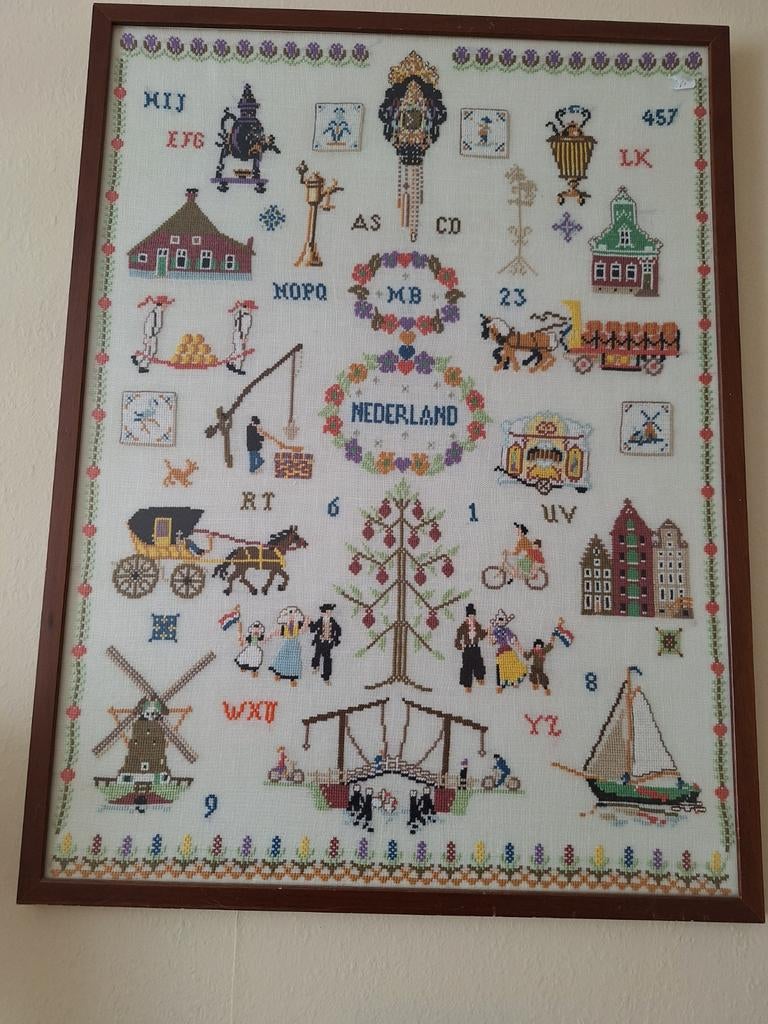 Borduur schilderij, Ophalen of Verzenden, Borduurpakket