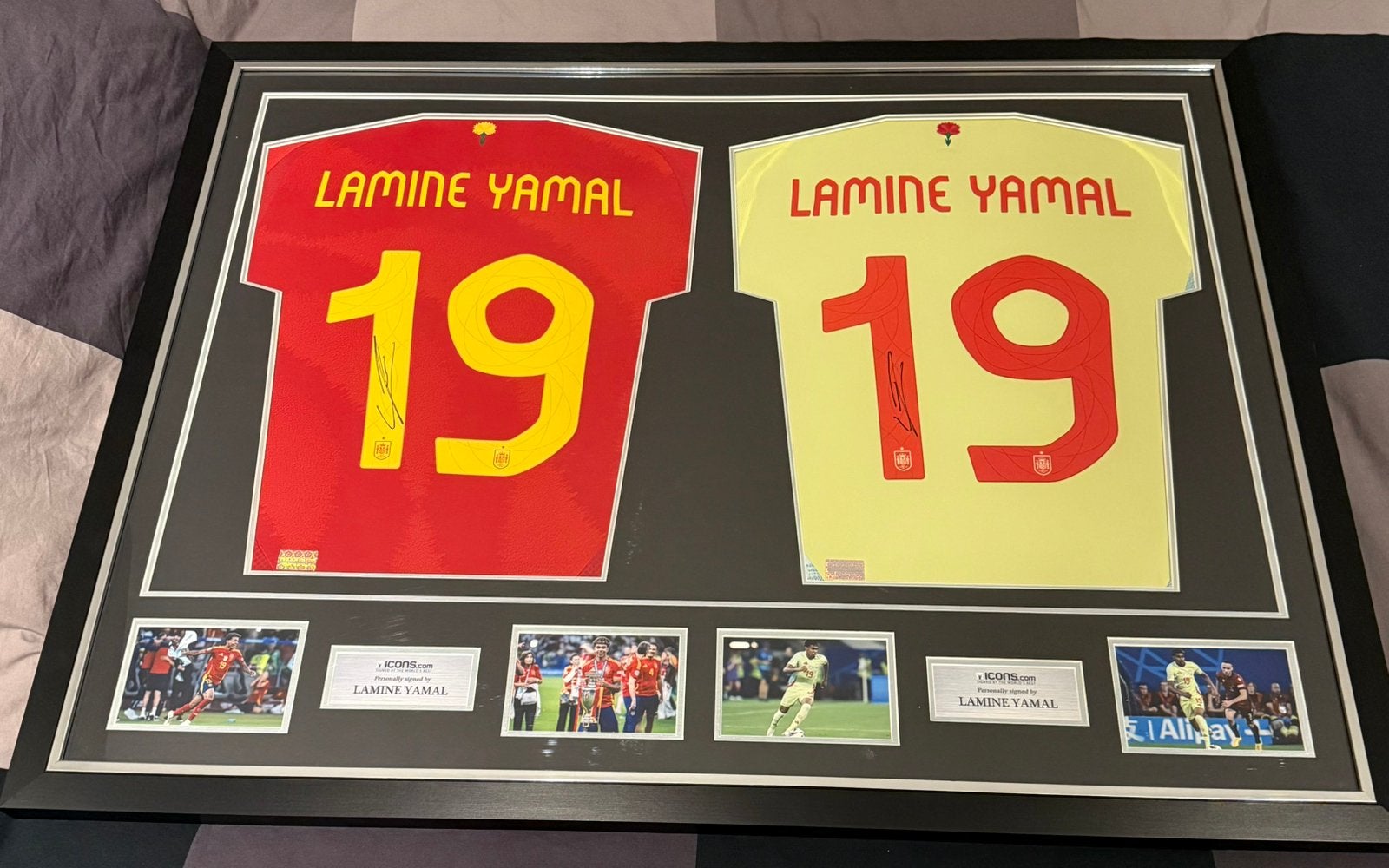 Gesigneerd Shirt Lamine Yamal, Ophalen