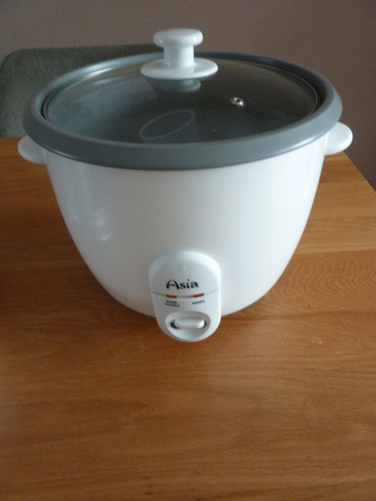 Rijstkoker met stoompan 1.8l 700W, Ophalen, Zo goed als nieuw