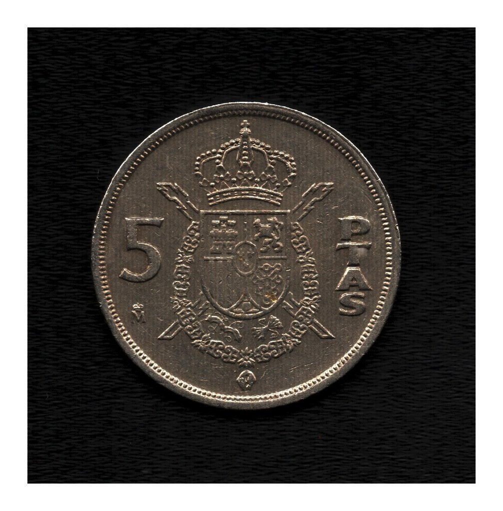 5 pesetas Spanje 1983 (M 111), Ophalen of Verzenden, Overige landen, Losse munt