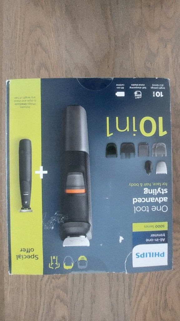 Philips all.in trimmer 10 in 1, Ophalen of Verzenden, Nieuw, Scheren en Epileren