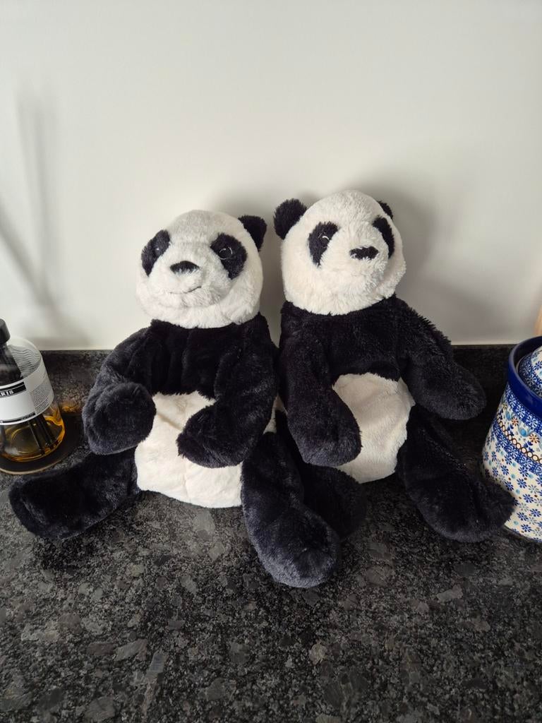 IKEA  - Knuffel Panda Kramig 2 stuks, Ophalen of Verzenden, Zo goed als nieuw, Overige typen