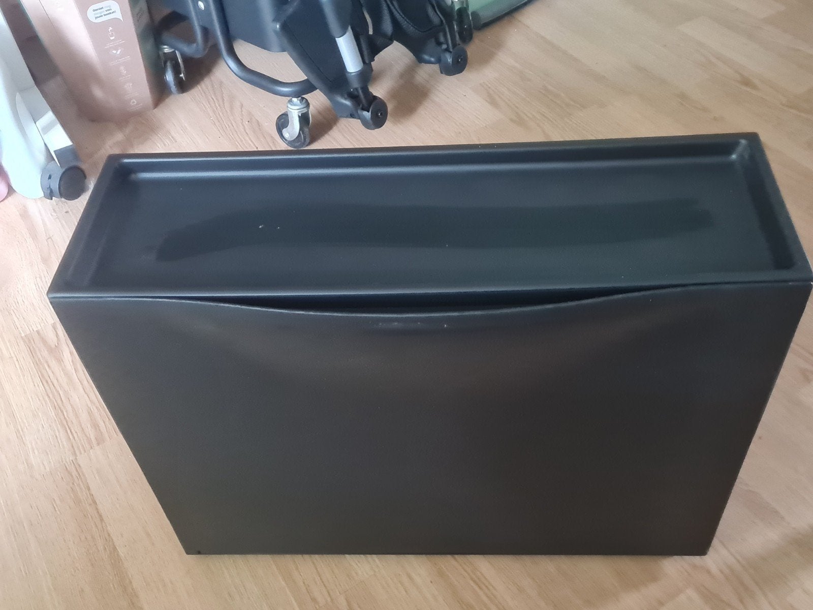 IKEA TRONES Schoenenkast/Opberger Zwart, Ophalen of Verzenden, Gebruikt, Modern