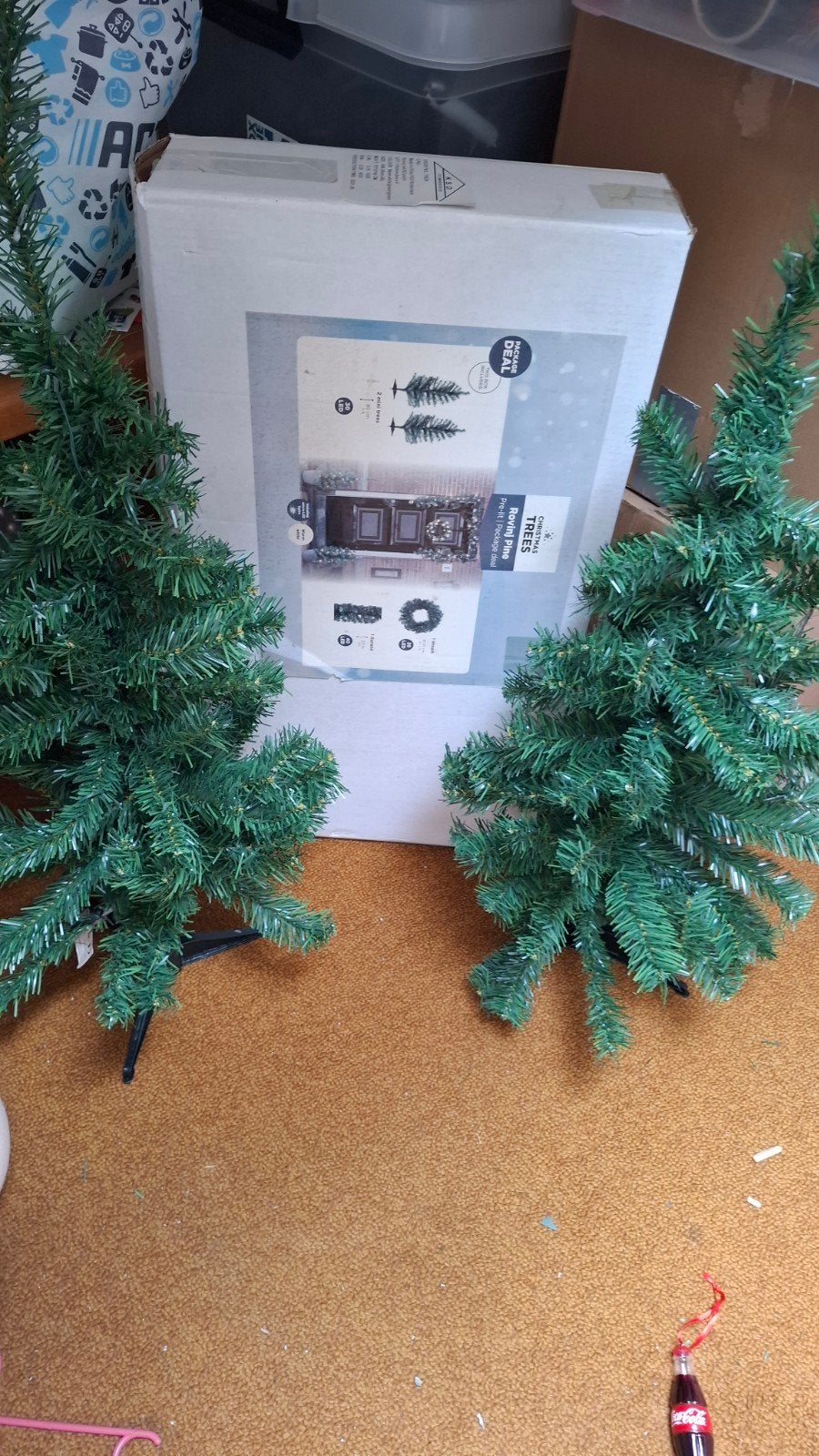 kerst versiering, Ophalen