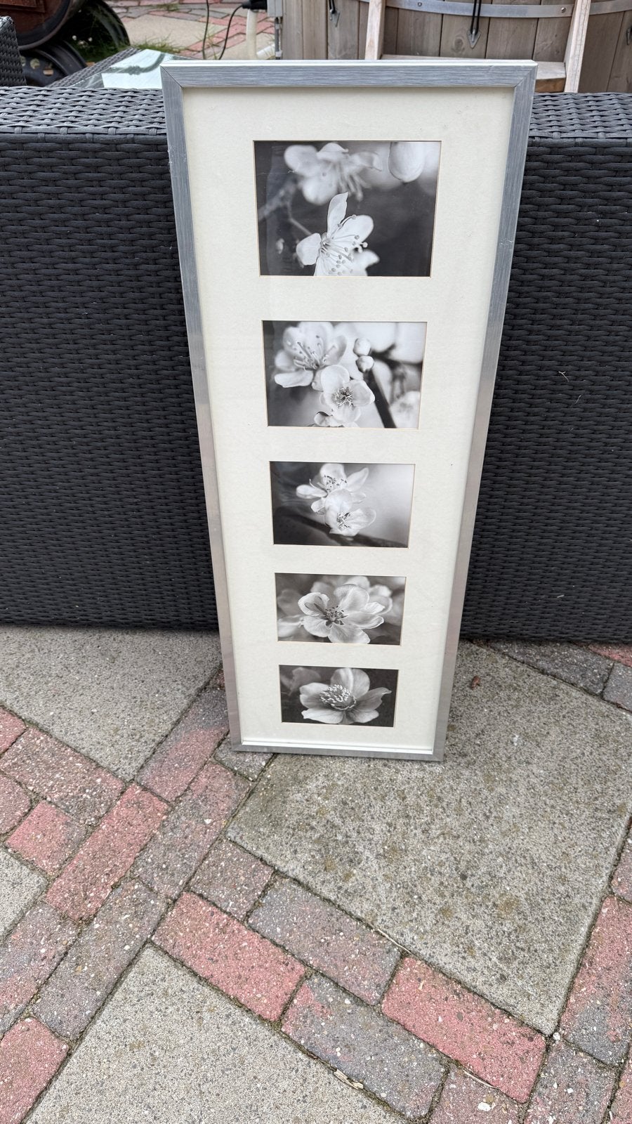 Fotolijst voor 5 foto's (17x12 cm) - Staand/Liggend, Gebruikt, 32 cm, 90 cm, Ophalen of Verzenden