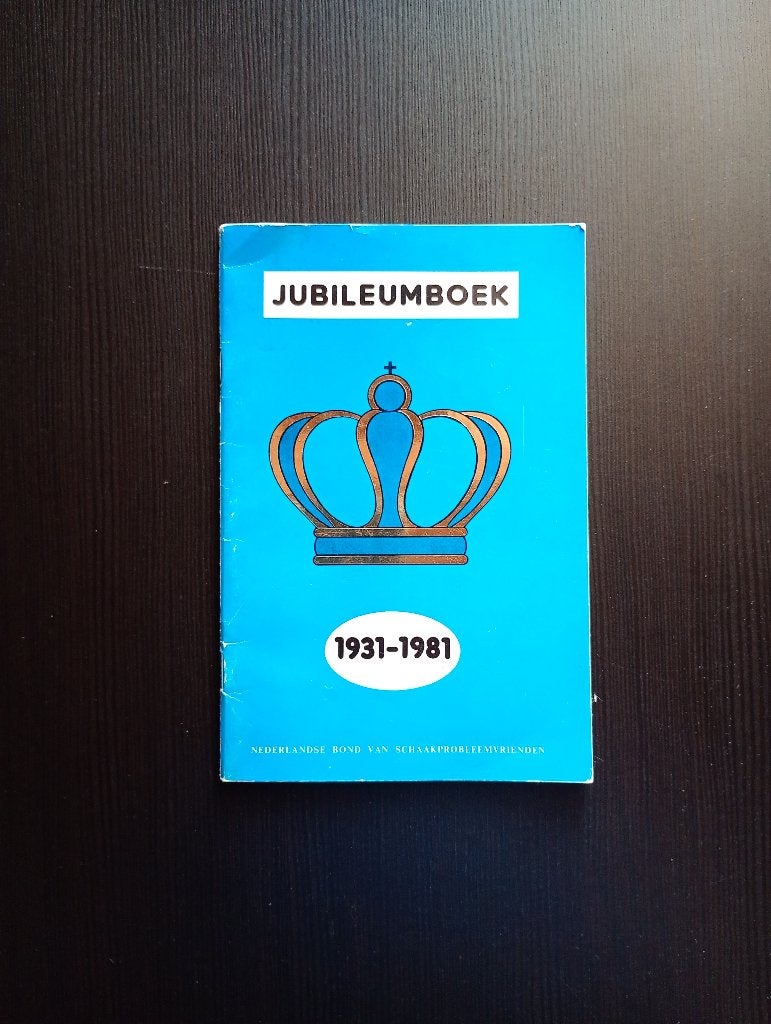 schaken Jubileumboek 1931 1981, Ophalen of Verzenden, Minder dan 500 stukjes, Gebruikt, Schaken