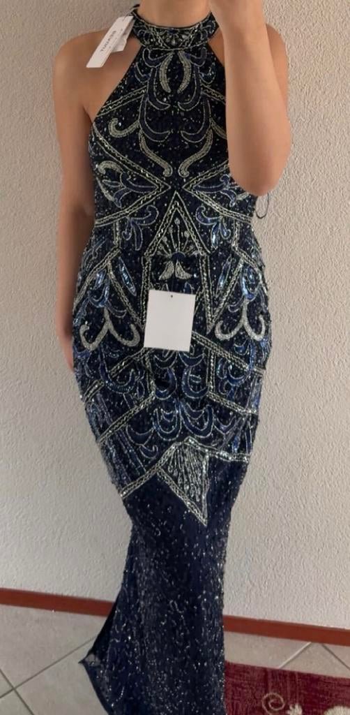 Galajurk, Kleding | Dames, Galajurk, Blauw, Zo goed als nieuw, Ophalen