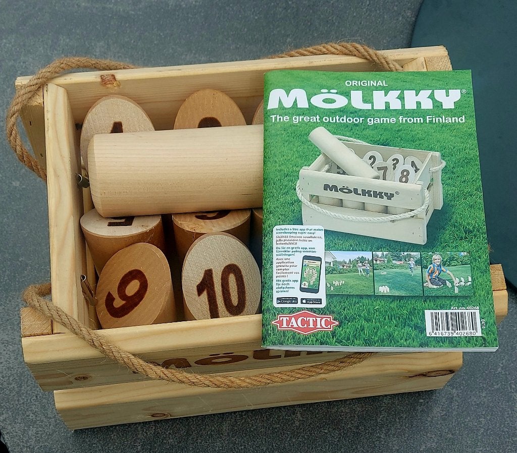 buitenspel Mölkky, Ophalen, Nieuw