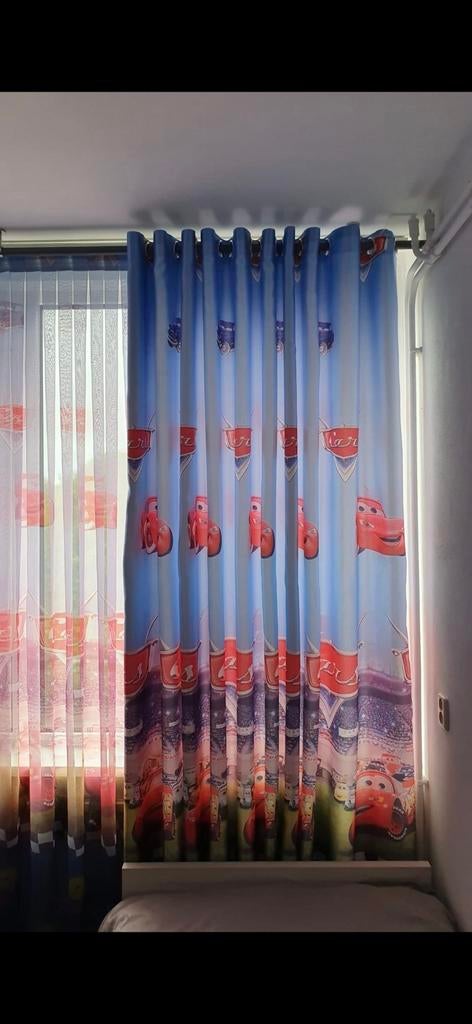 Kinderen kamerIk gordijnen, Huis en Inrichting, Ophalen of Verzenden, Blauw, 150 tot 200 cm, 200 cm of meer