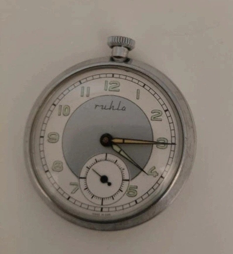 Vintage Ruhla Zakhorloge - Klassiek Design, Overige merken, Overige materialen, Zakhorloge, 1960 of later