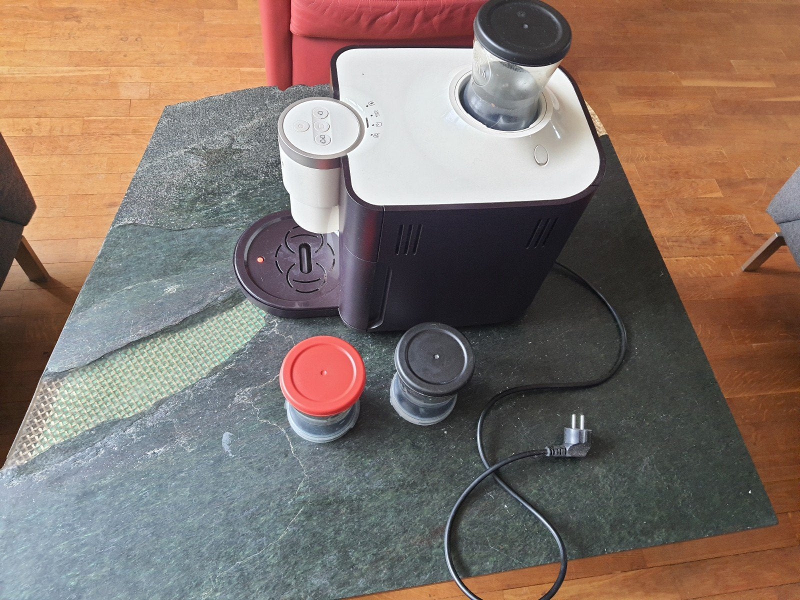 Philips Sarista koffiemachine met 2 extra voorraadhouders, Ophalen of Verzenden, Gebruikt, Koffiemachine, Koffiebonen