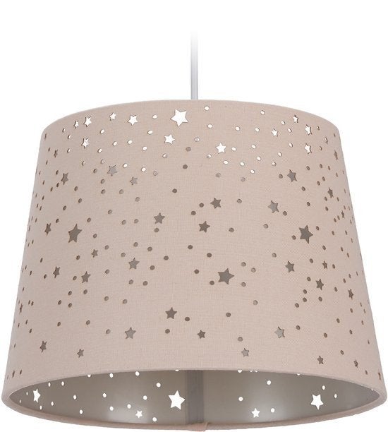 Hanglamp sterren - kinderkamer - E27 - roze, Kunststof, Ophalen of Verzenden