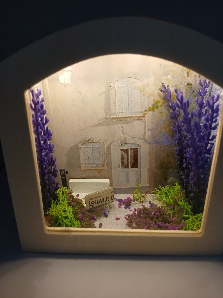 miniatuur diorama sfeerlicht kijkkast, Ophalen of Verzenden, Nieuw, Meerkleurig, Overige stijlen