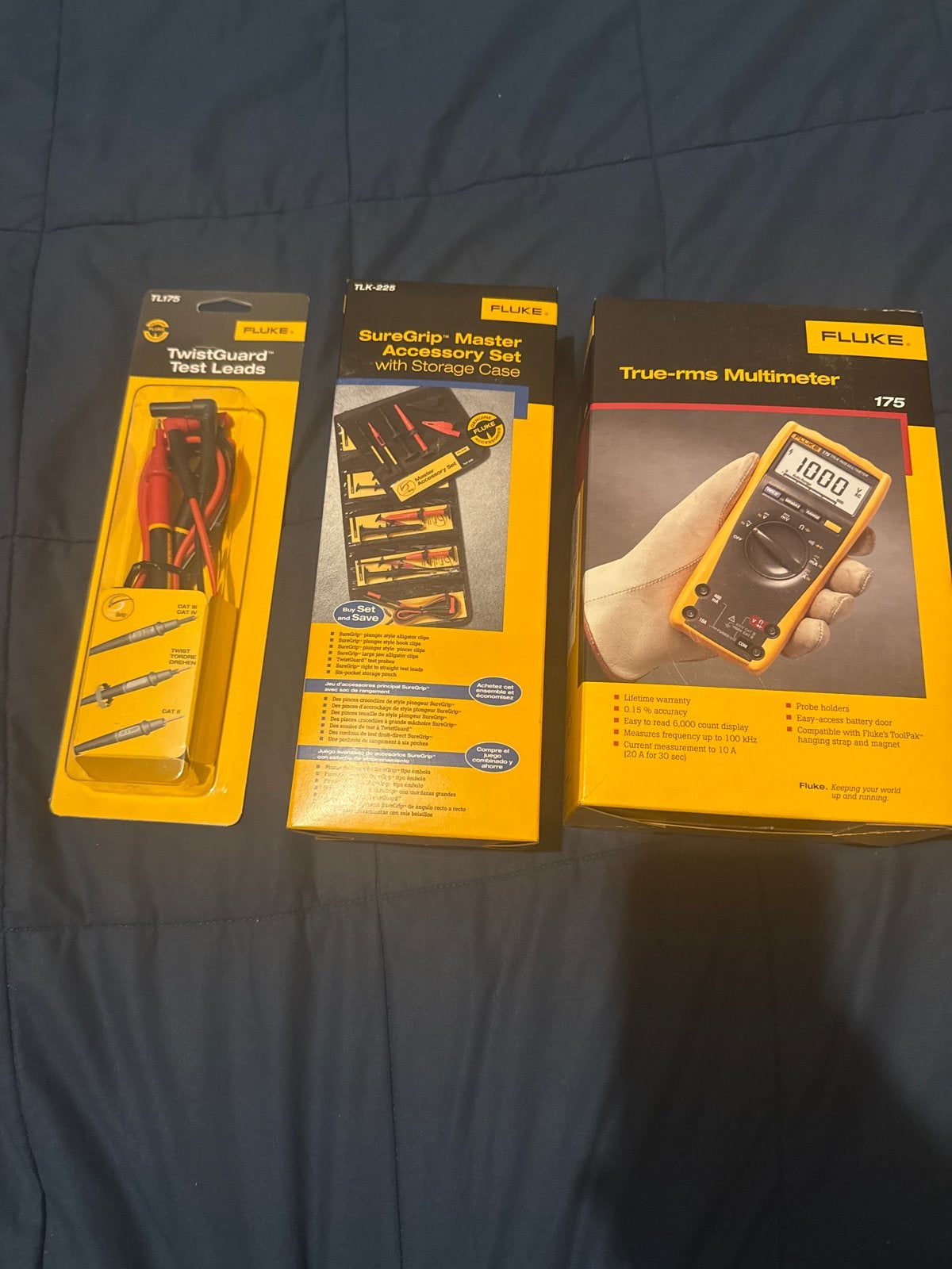 Fluke Multimeter 175 met accessoireset en meetsnoeren, Ophalen of Verzenden, Nieuw, Multimeter