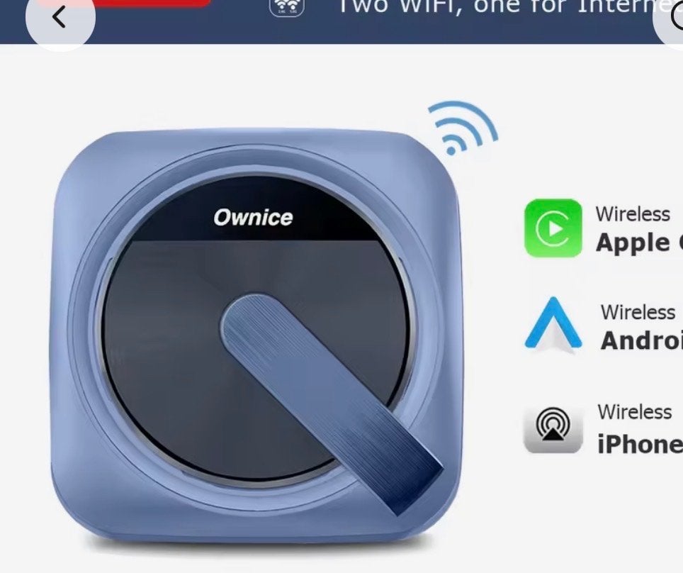 Ownice CarPlay/Android Auto Box voor Tesla, Ophalen of Verzenden, Nieuw