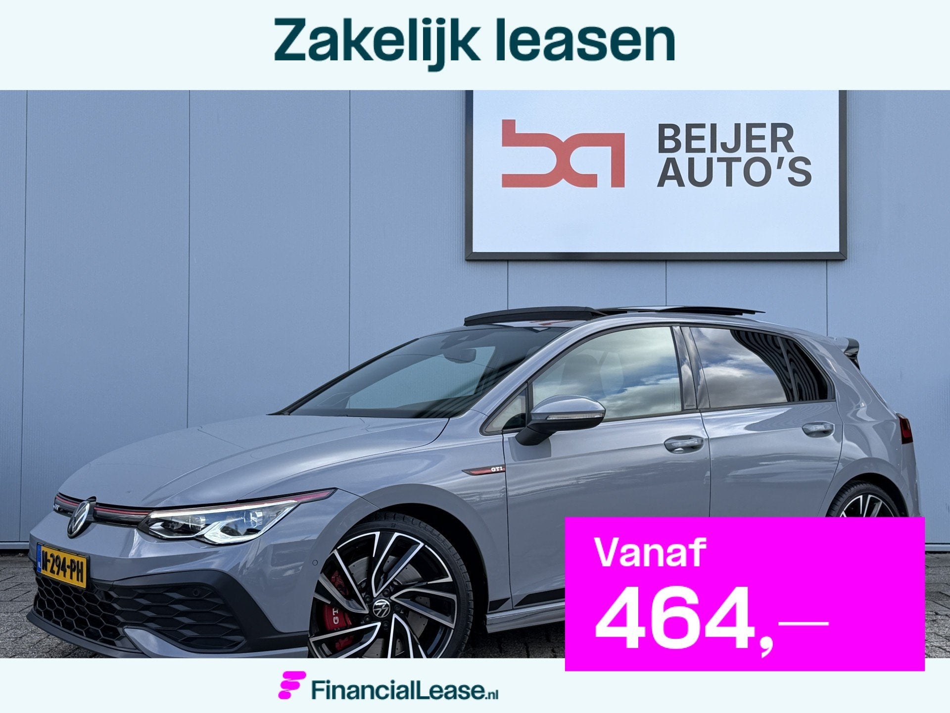 Volkswagen Golf 2.0 TSI GTI Performance Schuifdak/Dealer/19i, Dealer onderhouden, Gebruikt, 4 cilinders, 1984 cc