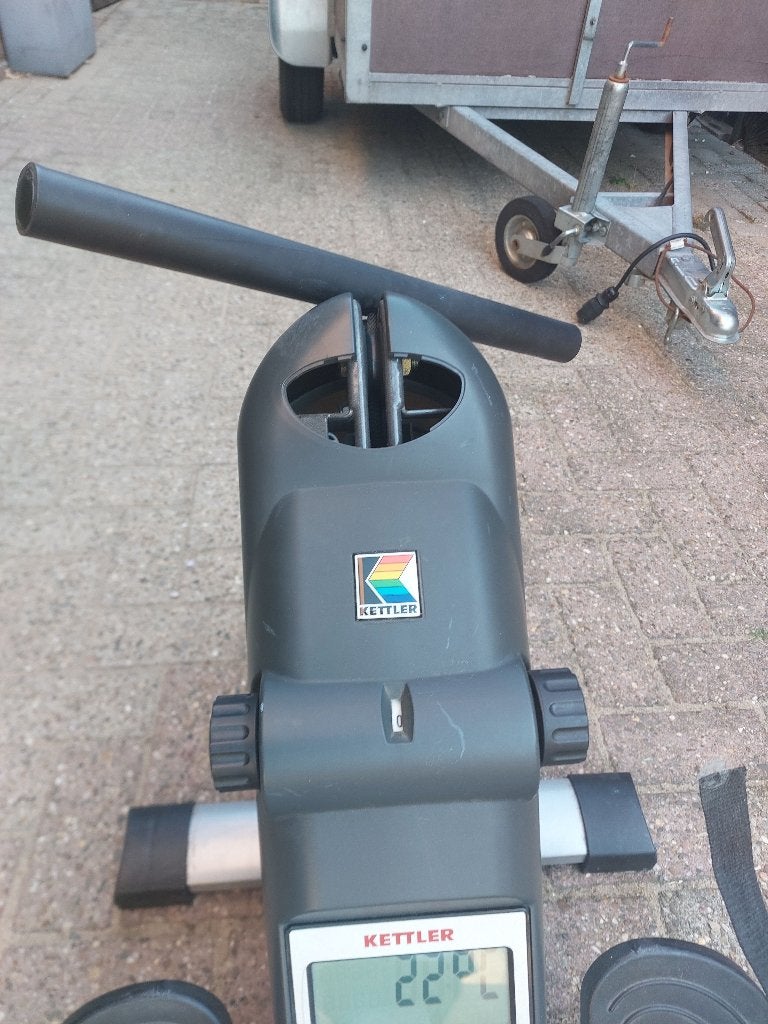roeitrainer van ketler, Sport en Fitness, Fitnessapparatuur, Ophalen, Gebruikt, Metaal, Buik