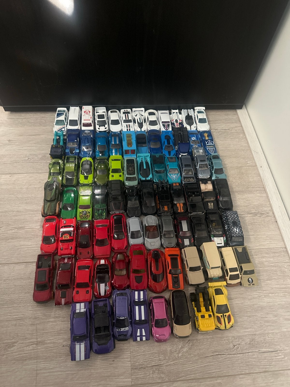 80 Hot Wheels auto's - Alle rijden goed, Ophalen, Gebruikt