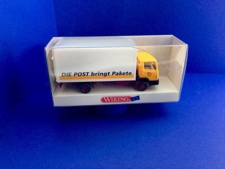 wiking 55204 Mercedes-Benz 814 truck PTT - post 1/87 H0, Ophalen of Verzenden, Nieuw, Bus of Vrachtwagen, Rietze