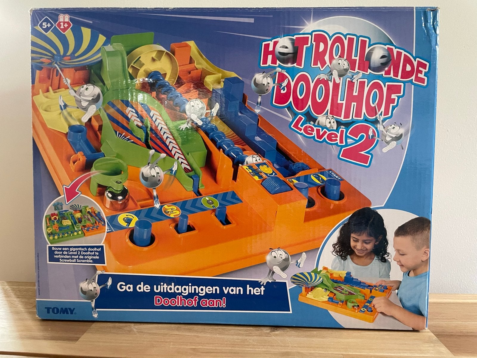 Tomy Het Rollende Doolhof Level 2 knikkerbaan, Kinderen en Baby's, Speelgoed | Overig, Ophalen of Verzenden, Zo goed als nieuw